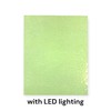 Wissmach Stained Glass Sheet: Light Olive Green English Muffle |