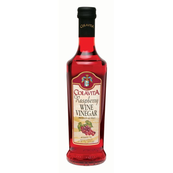 Colavita Vinegar, 17 Ounce (Pack of 12), Raspberry Red Wine Vinegar
