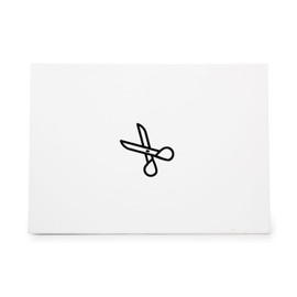 Scissor Shear Hairdressing Haircutting, quality rubber stamp, ideal for crafts scrapbooking invitations cards and tags CCSTA-19071