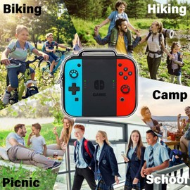 Kids Lunch Box Lunch Bag for Boys Girls, Reusable Insulated Game Lunch Boxes Gamer Tote Bag, High Capacity Leakproof Thermal Cooler Sack Food Handbags for School Work Picnic Camping Gifts (Style-B)