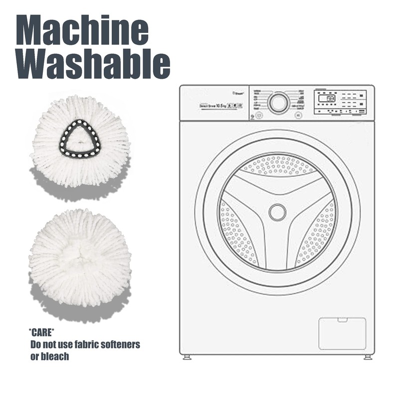 homsis 6 Pack Mop Head Replacement Compatible with O Ceda