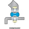 4 x Rubber Buffer Anti-Vibration Damper Silent Block Machine Feet