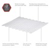 Spectrum Diversified Hexa Flexible, Trimmable Soft-Touch Mat, Easy-Draining, Modern Kitchen