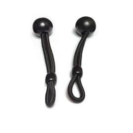 Bungee Tie Down,Roller Shade Parts,Weather Resistance,for Exterior Roller Shades and Outdoor Roller Blinds,Original Length 4 Inch(Black,2 pcs)