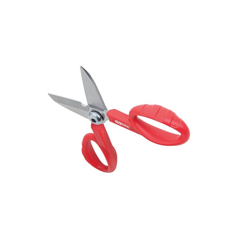 KS Tools 118.0060 Universal workshop shear, 140mm, includes belt pouch