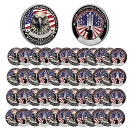 1 Piece AtSKnSK Challenge Coin Thank You for Your Service Coins for Veterans Appreciation Veteran's Day Gifts (Veteran Salute, Piece, 1)