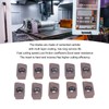 10 Pcs Turning Inserts Carbide CNC Tool Blades Lathe Turning