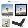 5x5 Picture Frame Set of 6 Black for Wall Hanging