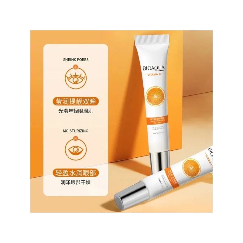 Bioaqua Crema Contorno Ojos Vitamina Antiarrugas Antiojeras