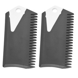 Greensen Surfboard-Wachskamm, Swift-Anwendung und Integrale Strukturierung für Surfboard-Wachsentferner, überlegene Materialauswahl und Surfboard-Safe-Reinigung, PVC-Material, Schwarz,