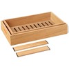DXXULL Spanish Cedar Cigar Tray,Adjustable Cedar Wood Dividers, Special Storage