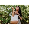 PICNIC TIME 200-00-187-000-0, Natural Pico Willow & Canvas Insulated Lunch