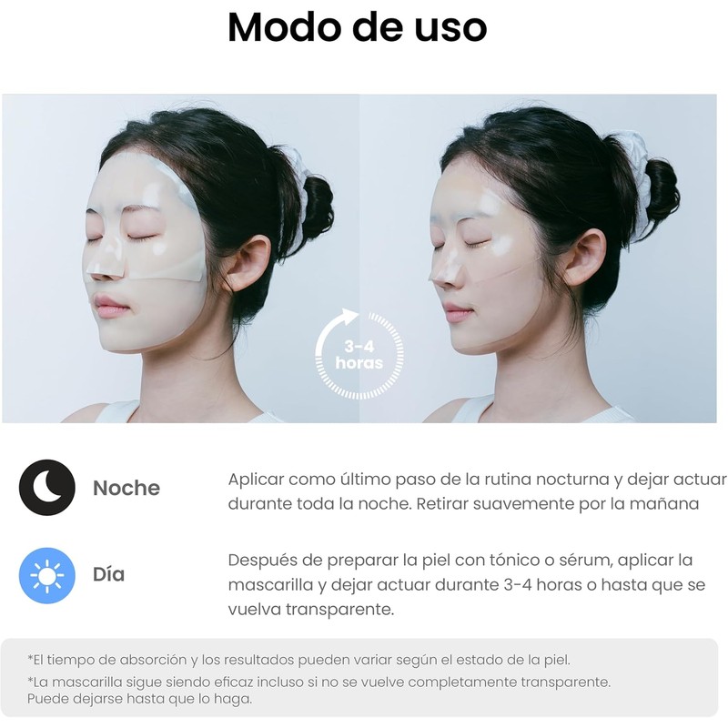 caraseoul Glowganic Pro Mascarilla de Hidrogel con Colágeno Vegano 4