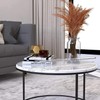 NECAUX 52 Inch Round Clear Table Cover Protector, 2mm Thick