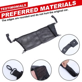 Front Trunk Cargo Net for Hummer EV Accessories, Fits 2024 2025 Pickup/SUV Envelope Style Mesh Trunk Net Organizer and Storage Stretchable Adjustable Elastic Nylon Front Cargo Netting with Hooks
