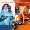 VODA 6 Blades Wood Stove Fan Heat Powered Fans with