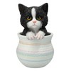 Figuren Shop GmbH Cat Figurine Flower Pot - Decorative Cat