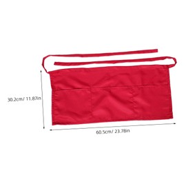 OATIPHO Dish Washing Aprons Short Server Apron Pockets Artist Thanksgiving for Chefs Servers