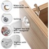 Letter Box Lock, Comes with 6 Keys and 6 Different