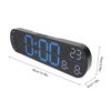 Digital Wall Clock Large Display with Remote Control Auto Brightness