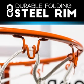 Franklin Sports Wall Mounted Basketball Hoop – Fully Adjustable – Shatter Resistant – Accessories Included Black/White