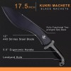 Snake Eye Machete with Heavy Duty Construction, Ergonomic Non-Slip Handle