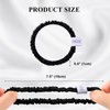 4 Pcs Set 100% Mulberry Silk Scrunchies,19 Momme Pure Silk