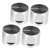 Mipcase 4pcs Metal Gas Stove Knobs Ergonomic Control Replacement for