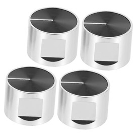 Mipcase 4pcs Metal Gas Stove Knobs Ergonomic Control Replacement for Household Kitchen Smooth Easy to Gas Stoves