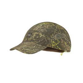 Buff| Cappello CoolNet UV Pack Speed, Morbido, UPF50, Elemento Riflettente, Confortevole, Elastico, Corsa, Ventilazione, Pieghevole, Flessibilità, S/M, Verde