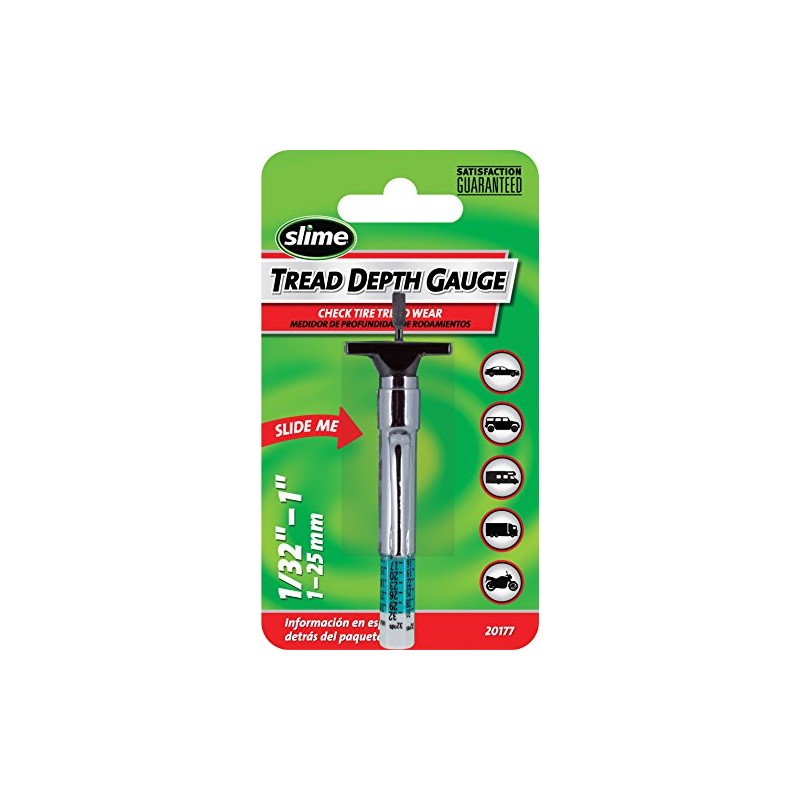 Slime 20177 Tread Depth Tire Gauge