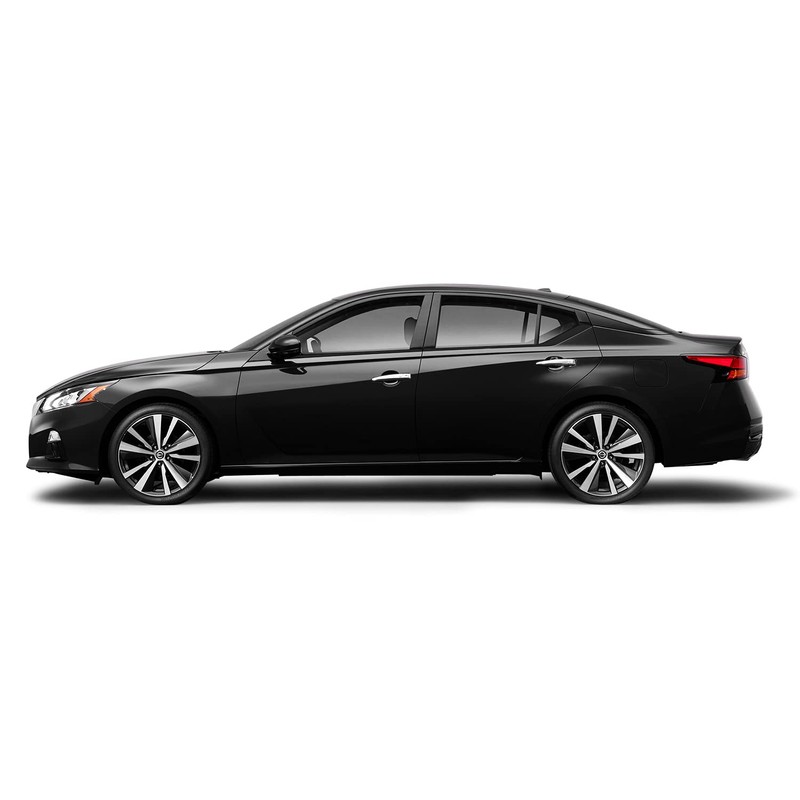 Chrome Delete Blackout Vinyl Overlay for 2019-2022 Nissan Altima Window