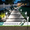GIGALUMI Solar Lights Outdoor Waterproof, 12 Pack, Stainless Steel LED