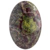 Nupuyai Dragon Bloodstone Palm Worry Stone for Therapy, Oval Pocket