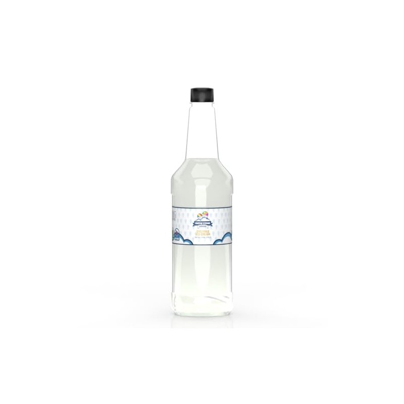 Ice Cream Dye Free Cane Sugar Snow Cone and Shaved