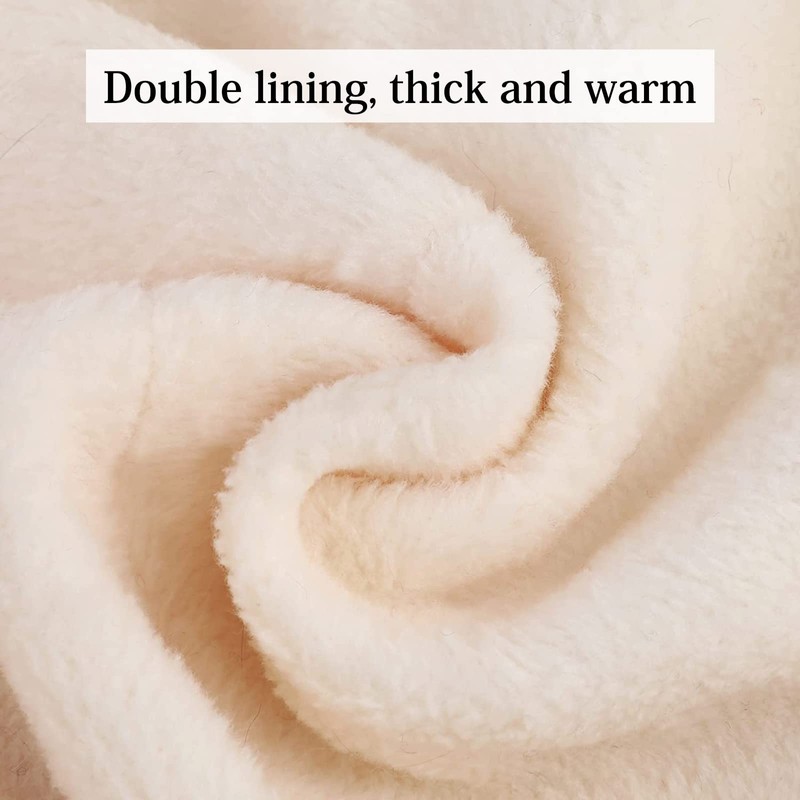 Wantonfy Women Beanie Hat Winter Fleece Line Beret Hat French