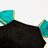 ReliParty Girls Princess Costume Dress up Green, with Accessories, 6-7/130