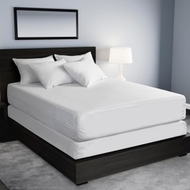 Protect-A-Bed Essential Zippered Mattress Encasement Full, 100% Waterproof Top, Bed Bug Resistant, Dust Mite Barrier Mattress Encasement, Breathable & Quiet, Antimicrobial, Fits 6"-11" Mattresses​