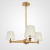 Hapivida 6Pcs Chandelier Lampshade, Household Modern E14 Clip On Fabric