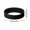 ONLYKXY 3pcs 8cm Silicon Protective Cup Mat Sleeve Heat-Resistant Bottle