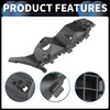 INFINAUTO Bumper Support Bracket, Left Side Front Bumper Retainer Bracket