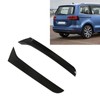 2 Pcs Rear Window Spoiler Glossy Black Left Right Side