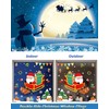 Christmas Window Clings,Christmas Decals Christmas Wall Stickers Christmas Snowflake Window