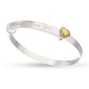 DV Dolce Valentina Daddy's Little Girl Bangle, Sterling Silver Bracelet
