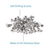 Self Tapping Sheet Metal Screws, #14 x 3/4", 25pcs, Stainless