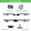 Adjustable Chest Strap Backpack, Pack of 2 Chest Strap for