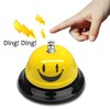 Wekoil Call Bell Smiley Face Desk Service Bell Ding Bell