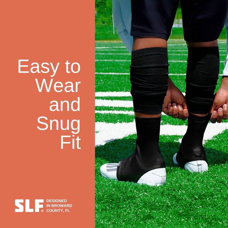 Solid Spats/Cleat Covers (Black, L/XL)