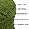 Plush Chenille Chunky Crochet Yarn - Baby Yarn for Crocheting