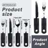 5-Piece Parkinson Cutlery, Adaptive Utensils, Adaptive Cutlery Set for Parkinson